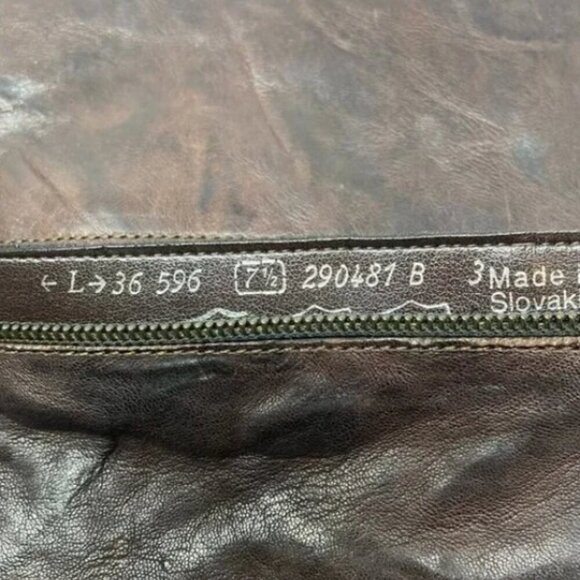 Gabor Davos Gomma Brown Leather Knee High Buckle Boots #290481 - Size 7.5 - Picture 7 of 8